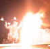 Stage Left pyrotechnics with Circus Orange - Designs In Ice - Cavalcade Of Lights - Dundas Square - Toronto, Ontario, Canada