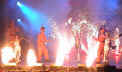 Stage Left pyrotechnics with Circus Orange - Toronto Street Festival - Opening Ceremonies - Yonge & Eglinton - Toronto, Ontario, Canada